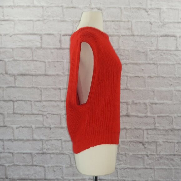 Vintage 70s DVF Diane Von Furstenberg Red Knit Sweater - Picture 5 of 10